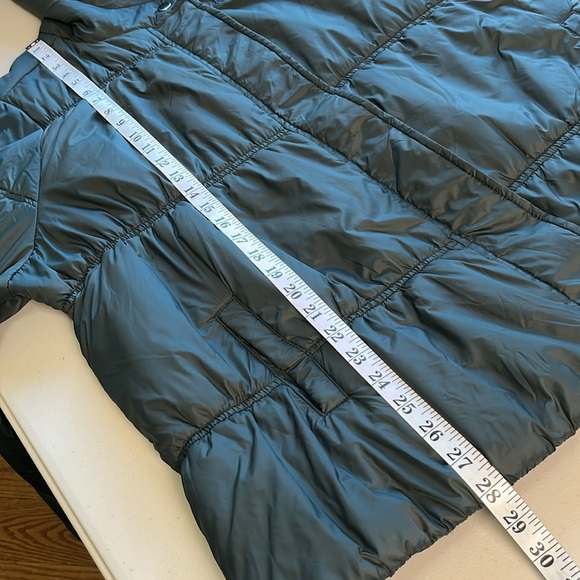 Torrid Lightweight Nylon Hooded Puffer Jacket Green Size 3 - Picture 13 of 17